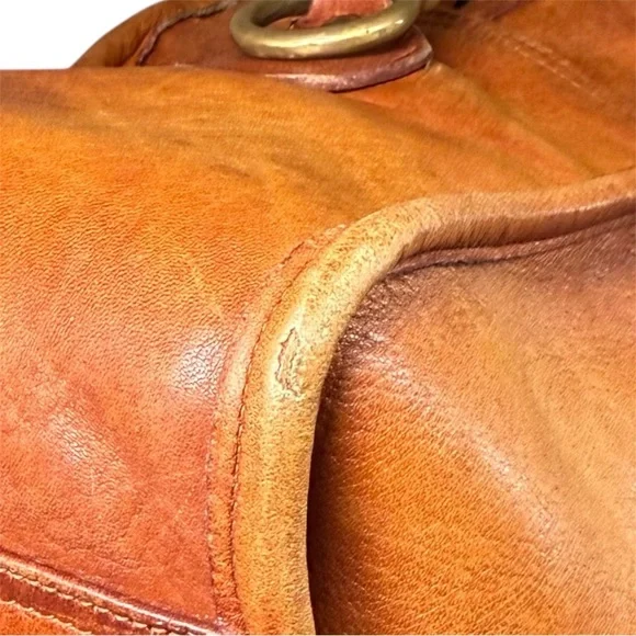 Vintage Coach OG Flite Bag in Rust - Style No. 9325 w/ Cartouche Embossing - Picture 5 of 11